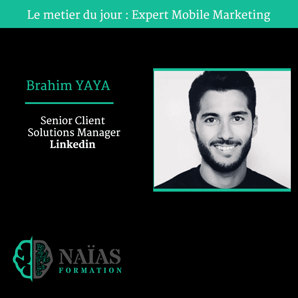 Débouché marketing digital, métier Expert Mobile Marketing, conférence en ligne par Brahim YAYA