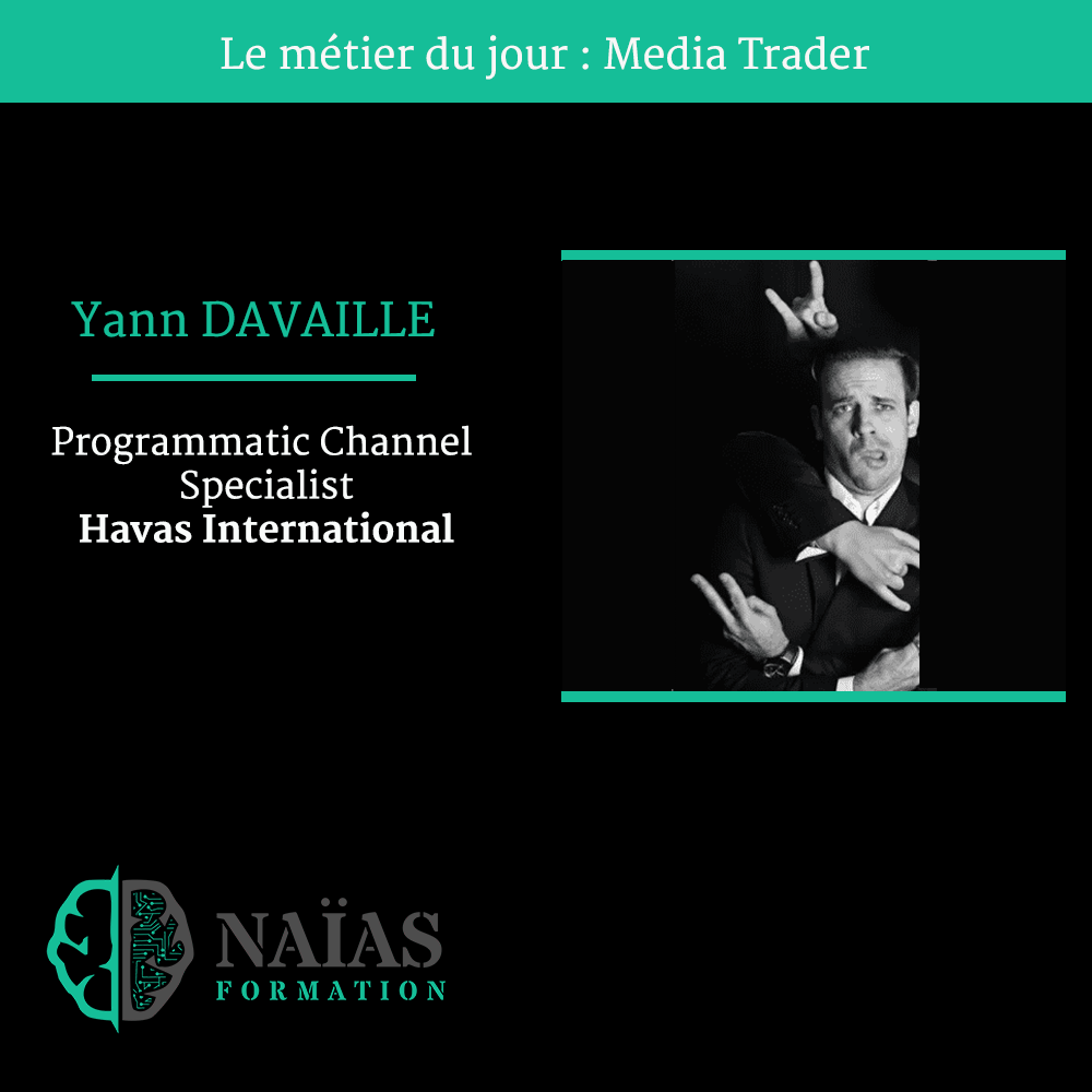 Débouché marketing digital, métier Media Trader, conférence en ligne par Yann Davaille